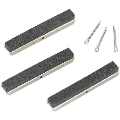 3er-Pack 75 mm grobe Qualität Trennstein für YS10783 Dreibein Zylinder Hone