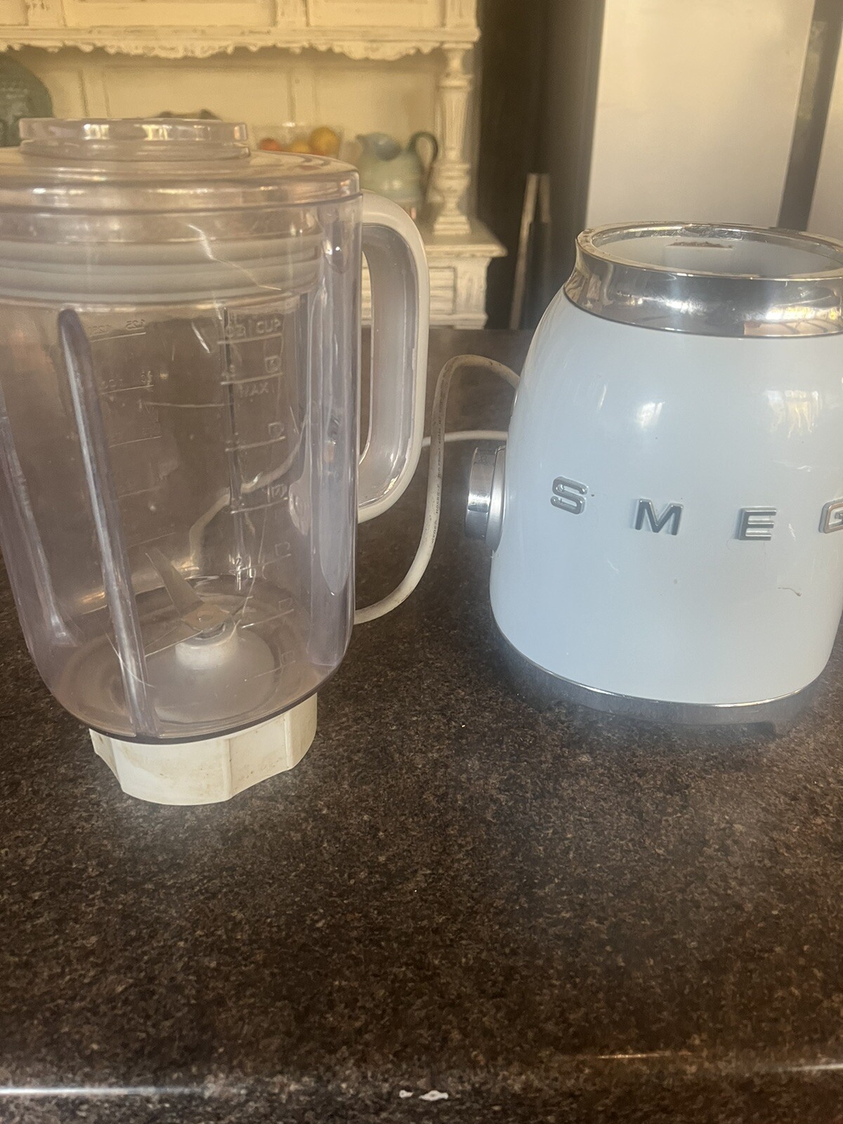 SMEG 50's Retro Style Aesthetic Blender Blue (BLF01PBUK