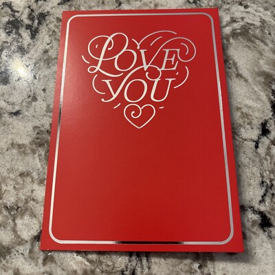 Valentine s Day Love You Wife Husband Girl Friend 5 x7  Hallmark Greeting Card