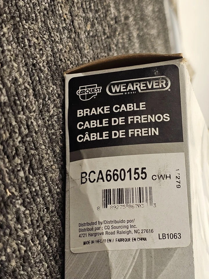 Cable de freno de estacionamiento trasero izquierdo de repuesto para Lexus RX300 1999-2003 BCA660155 Foto 3 de 4