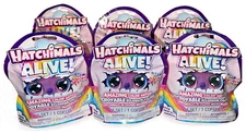 Hatchimals Alive Rainbow Splash Mystery Pack- 1 Per Pack - Lot of 6