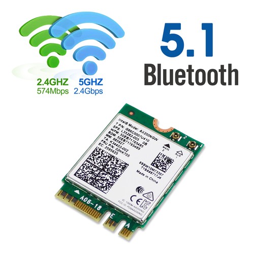 Intel WiFi 6 AX200 Wireless Network Card 802.11ax MU-MIMO 160MHz Bluetooth 5.1 - Picture 7 of 11