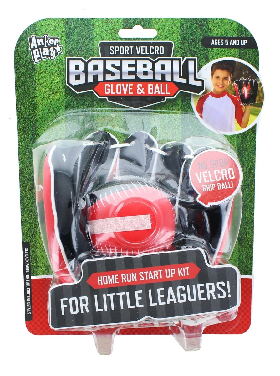 Velcro baseball sale glove and ball