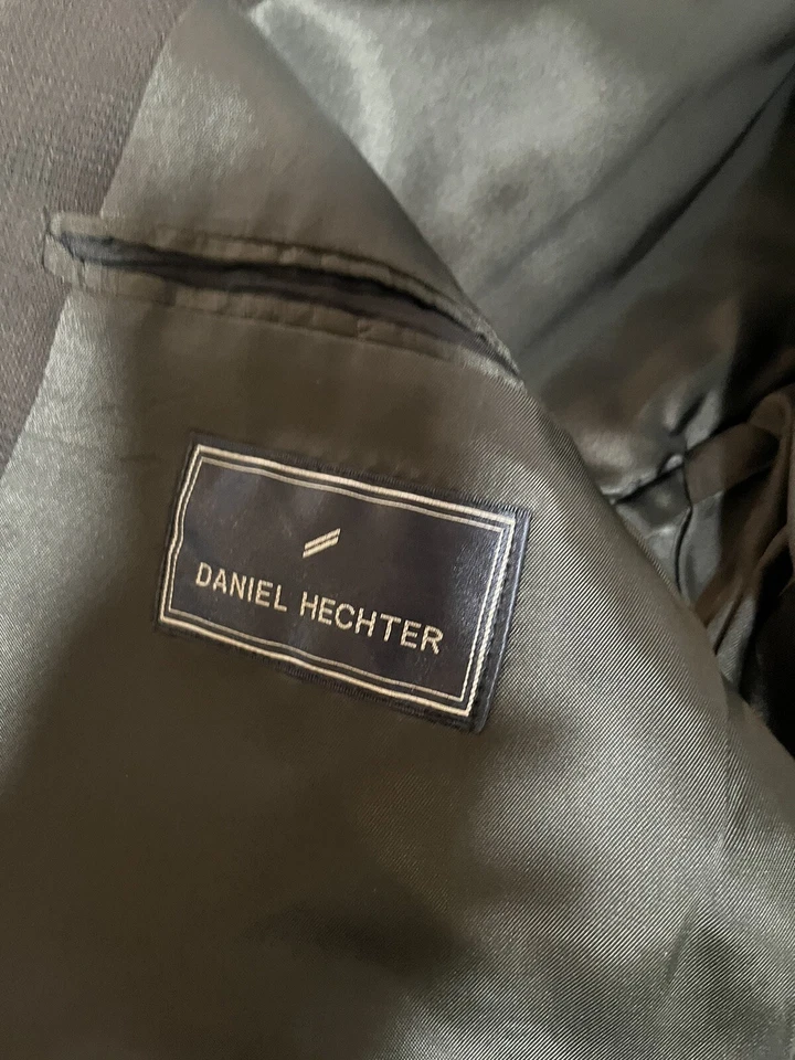 Daniel Hechter Hombre’s 40 R Traje Chaqueta Blazer Lana Abrigo Deportivo Doble Pecho Foto 4 de 4