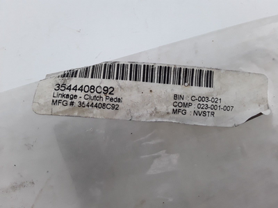 OEM INTERNATIONAL CLUTCH CONTROL PEDAL ROD LINKAGE 3544408C92 FREE 