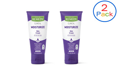 Medline Remedy Moisturize Skin Cream Unscented 2oz, 2 Pack -MSC0924002UNS