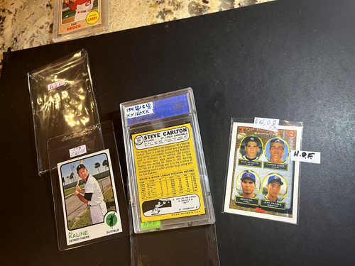 1968 Topps # 408 Steve Carlton Cards HOF NM MT PSA 8 - Picture 4 of 7