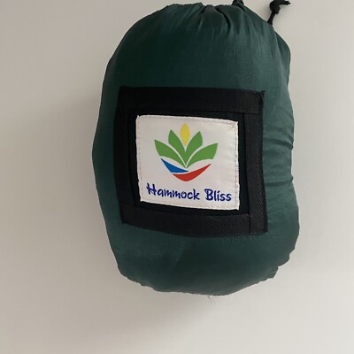 Hammock Bliss No See Um No more Green & Black Maximum Weight 350 lbs 