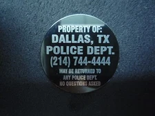 CELL PHONE ID Tag 1.5" ADHESIVE ALUMINUM DISK CUSTOM LASERED 10 PACK