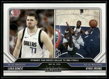 2023-24 Panini Instant Luka Doncic/Kyrie Irving PLAYOFFS 1/98 SP Mavericks #595