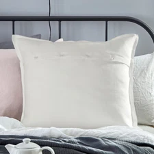 New IKEA AINA Cushion Cover Pillow Sham 100% Linen White 26" x 26" 005.400.46