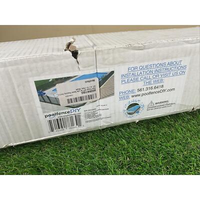 LIFE SAVER FENCING NEW Black Safety 4' x 12' DIY Pool Fence Section Kit