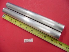 2 Pieces 1" ALUMINUM ROUND 6061 9.5" long T6511 SOLID ROD Extruded Bar Stock New