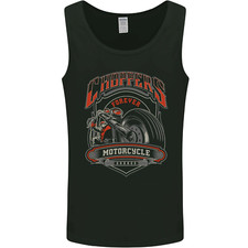 Choppers Forever Biker Motorcycle Motorbike Mens Vest Tank Top