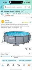 Fungible 14 x 42 oasis above ground pool