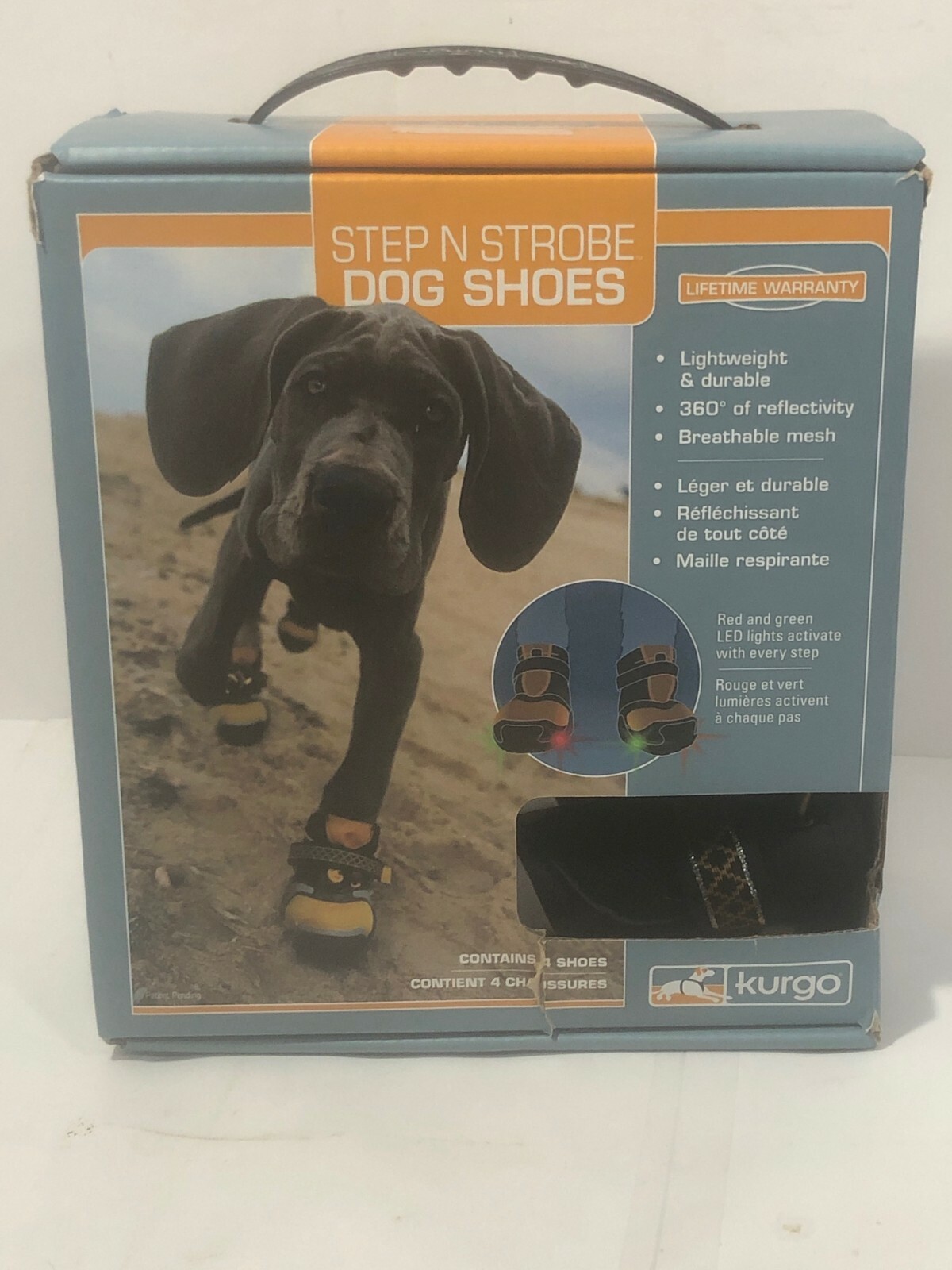 step n strobe dog shoes