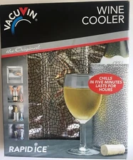 Vacuvin Wine Cooler Rapid Ice New in Box (u)