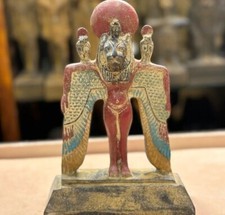 UNIQUE ANCIENT EGYPTIAN STATUE of Goddess Sekhmet Pharaonic heavy Stone handmade