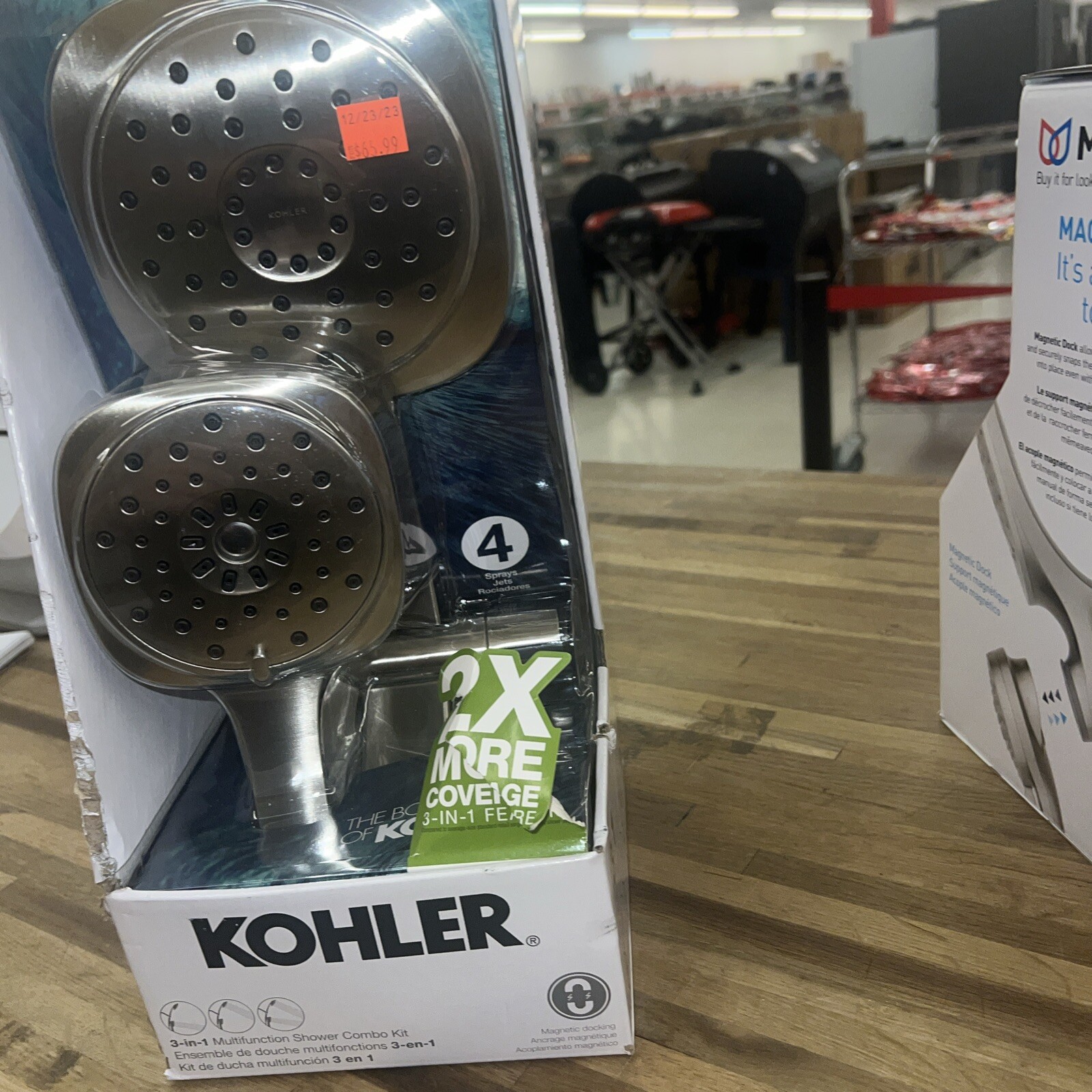 Kohler R31250GBN 3 in 1 Multifunction Shower Combo Kit Brushed Nickel