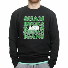 Shamrock Shenannigans Irish Clover St Patrick Leprechaun Sweatshirt Hoodie Shirt