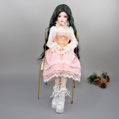 1/3 BJD Doll Toy 22 inch Female Doll Dress Shoes Wigs Face Makeup All Finished - Picture 12 of 19