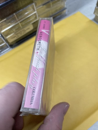 New Aerosmith Just Push Play Cassette New Sealed - Picture 2 of 3