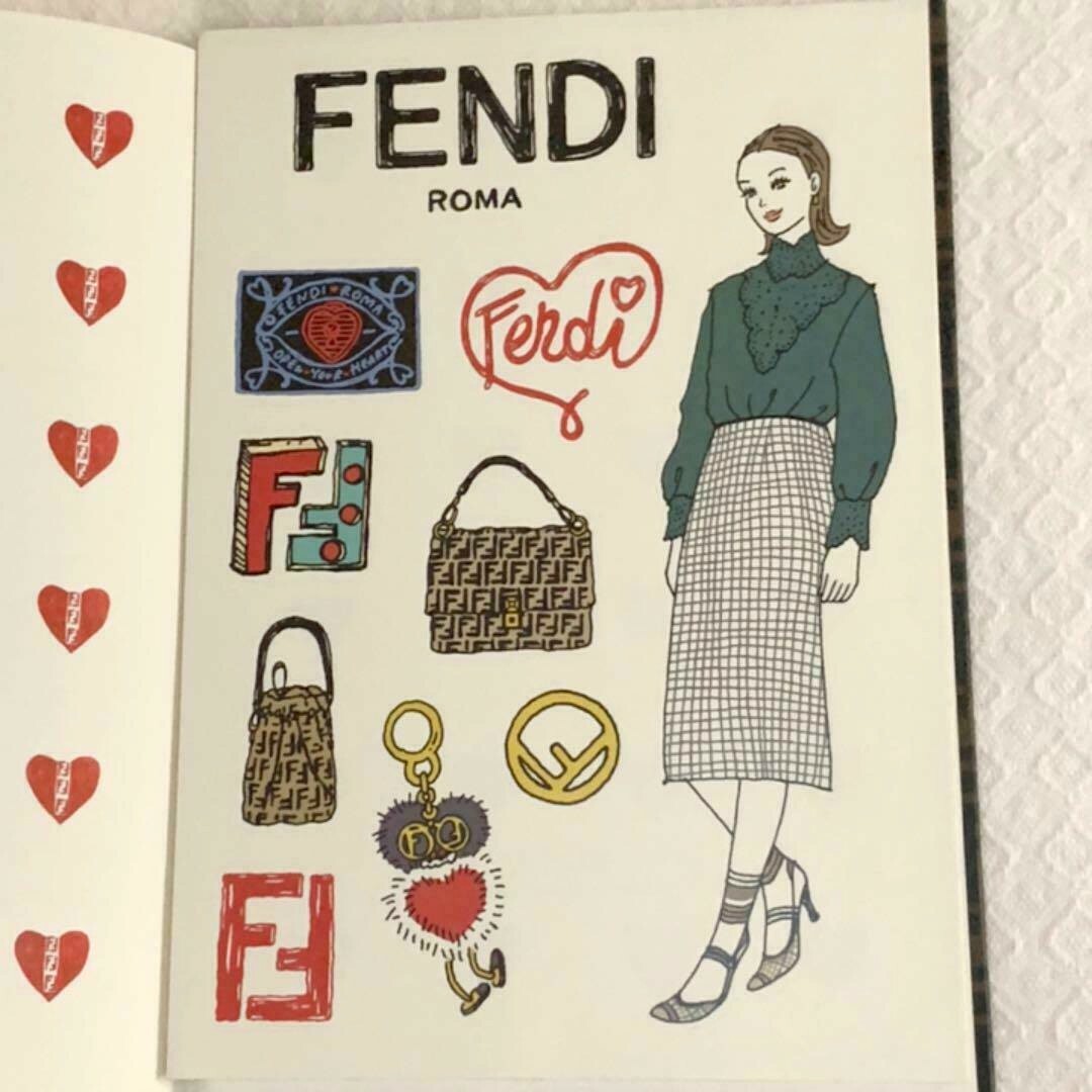 FENDI Notebook “FF Logo Note” With sticker New Limited Edition | eBay