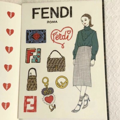 FENDI Notebook “FF Logo Note” With sticker New Limited Edition | eBay