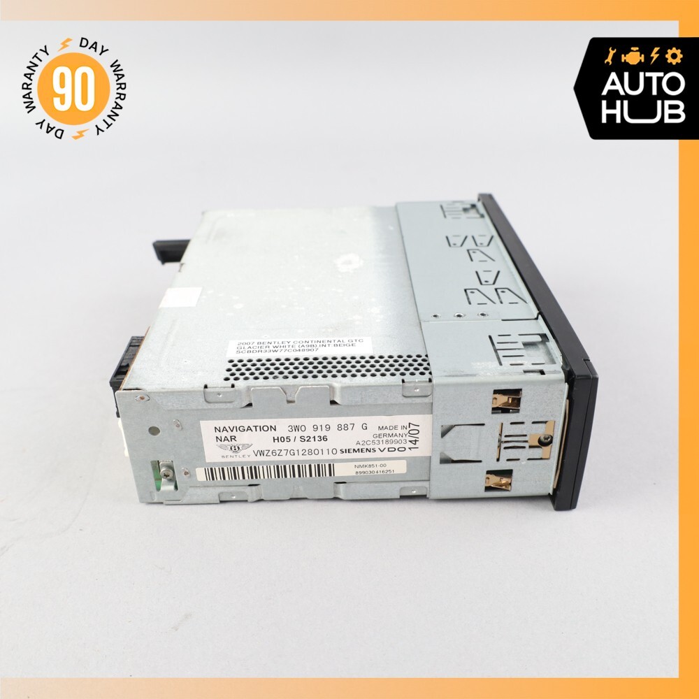 07-10 Bentley Continental GTC Flying Spur Navigation CD Disc Player GPS OEM 60k