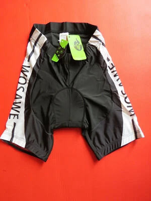Wosawe * Radhose * gepolstert * Short * Gr. M * Schwarz-Weiß * Bike *  - Bild 1 von 4