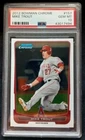 2012 BOWMAN CHROME #157 MIKE TROUT ANGELS 2ND YEAR PSA 10 GEM MINT POP 453 RC