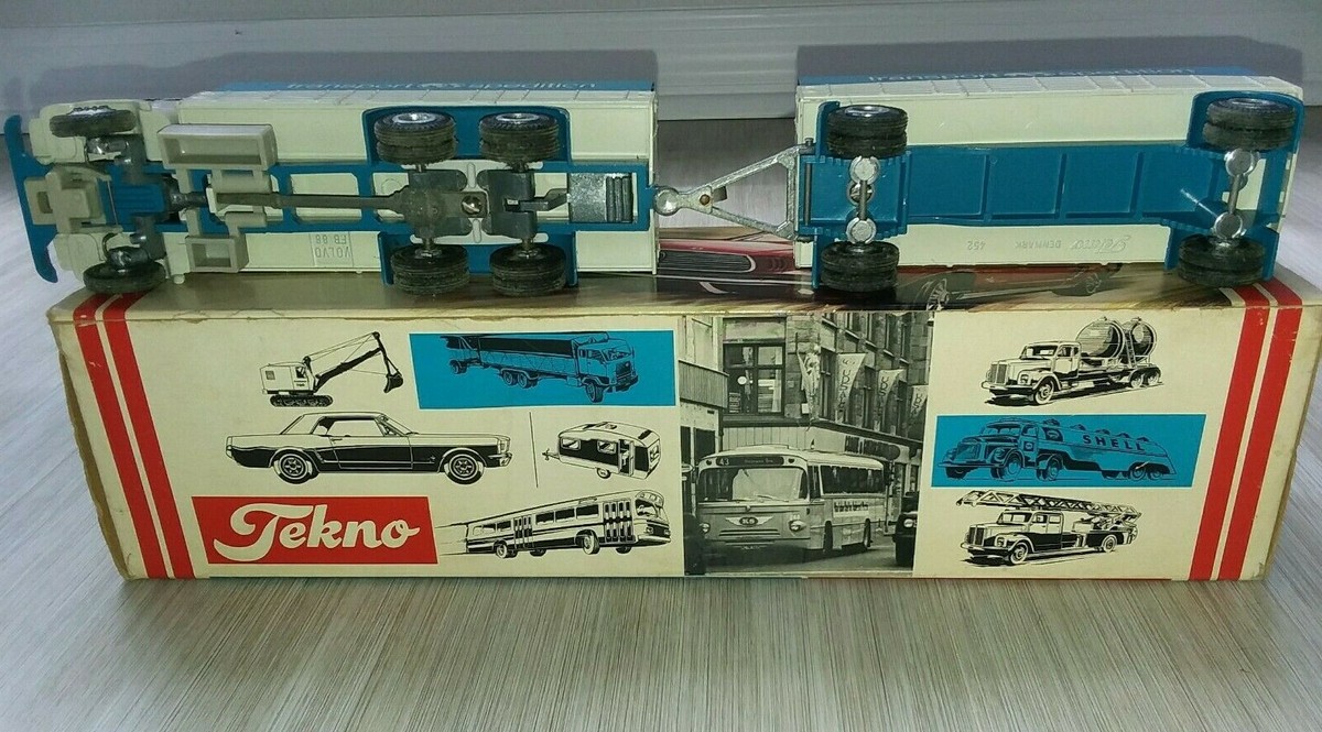 vintage Tekno VOLVO FB-88 Transport Spedition Tandem Truck