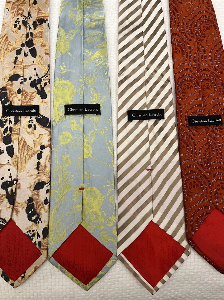 Lot of four christian lacroix ties - Image 3 of 3
