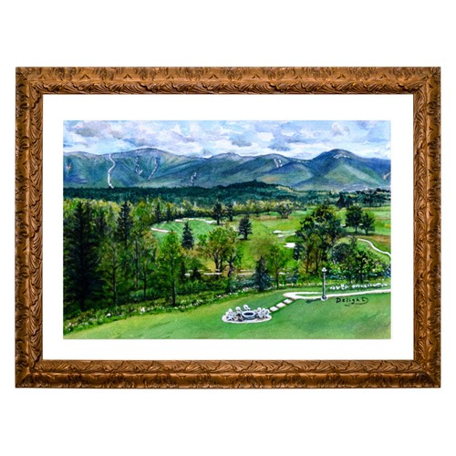 Mount Washington Hotel Print – Presidential Range NH Landscape Watercolor Art - Picture 3 of 50