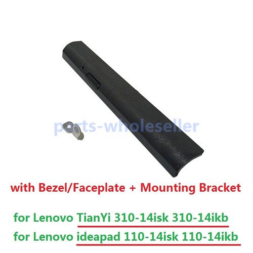 2nd HDD SSD Hard Drive Caddy bay for Lenovo 310-14 110-14 ISK IKB with Faceplate - Afbeelding 2 van 8