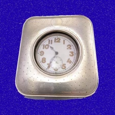 Edwardian Silver Cased Goliath Patent 8-Day 15J Doxa  Boer War Pocket Watch 1901