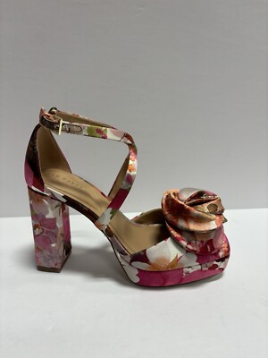 Ted Baker Women s Maddy Rose Floral Heeled Sandals, Size 5 M