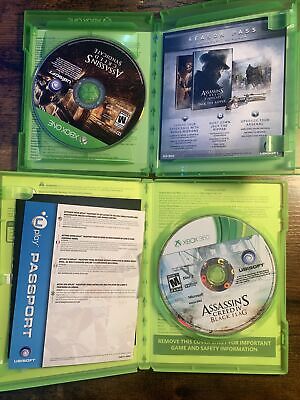 Assassin's Creed Collection Bundle Lot Of 5 Xbox 360 PS3 Xbox One See Pics  Good