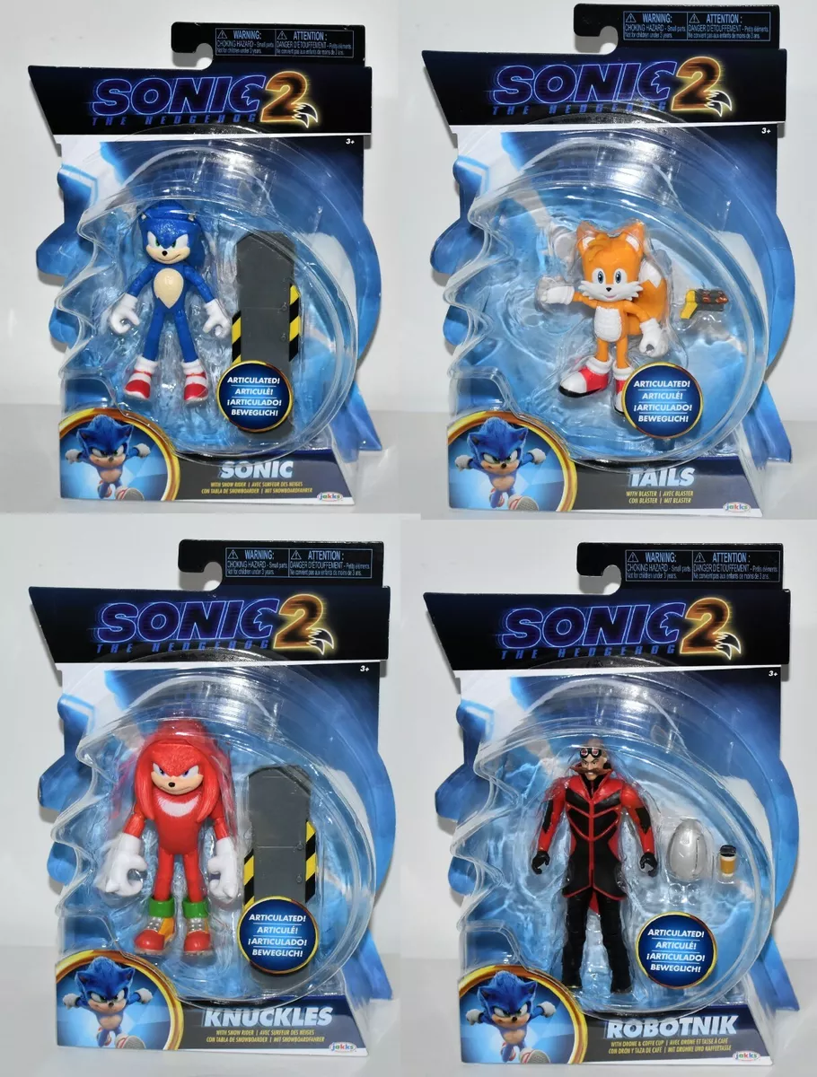 Boneco Sonic Original Importado Knuckles Articulado 11 Cm