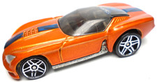2001 Hot Wheels Pony-up Orange 164 Diecast 2 34 Car With Black Blue Flames