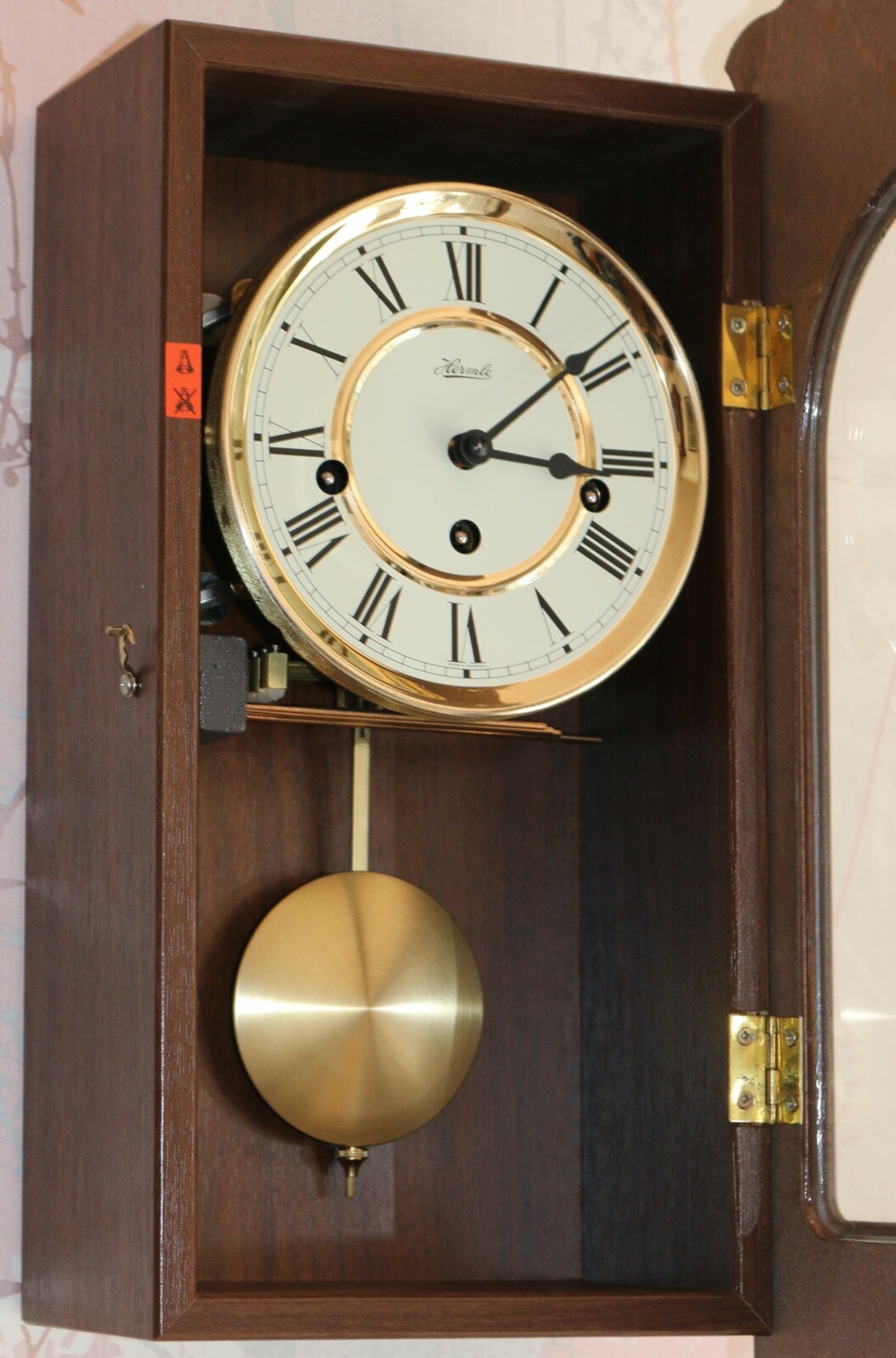 Solid Oak Hermle Westminister Chiming Wall clock Immaculate Never Used