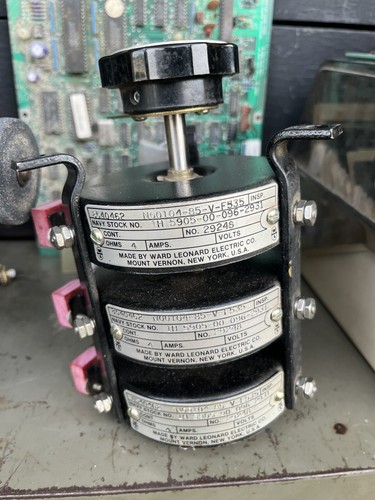 WARD LEONARD Rheostat Triple Stack Navy Military Grade *unused*