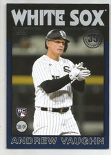 2021 Topps Update Andrew Vaughn 1986 Topps Baseball 35th Anniversary Blue #86B-7