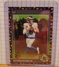 Matthew Stafford -SCORE-A-TREAT BLACK TRUCK o TREAT FOIL /99! Rams QB