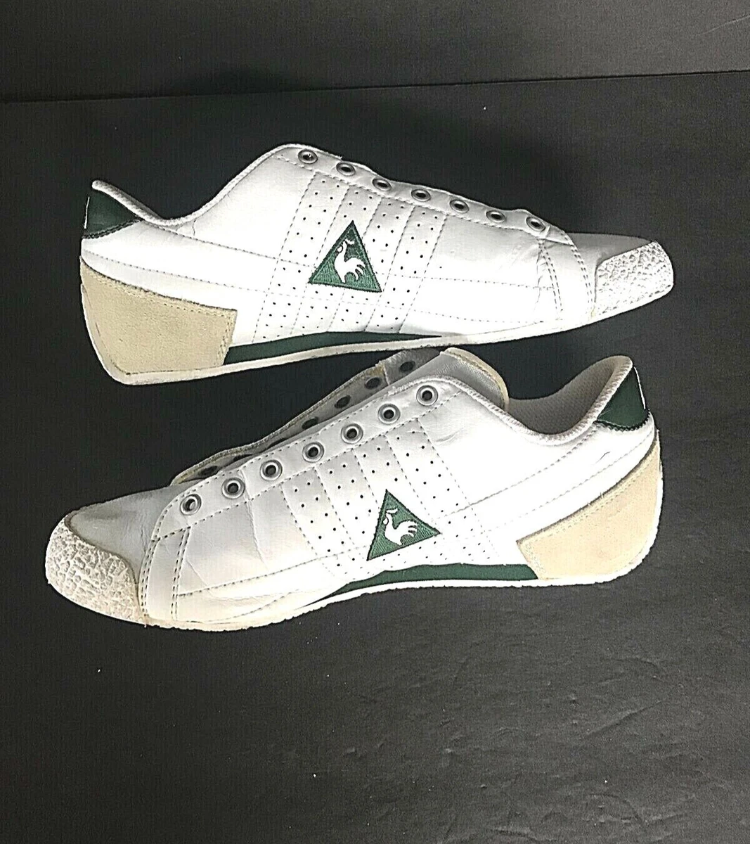 terugvallen dik verwerken Le coq sportif Vintage Escrime Lea Sneakers Size 4 | eBay