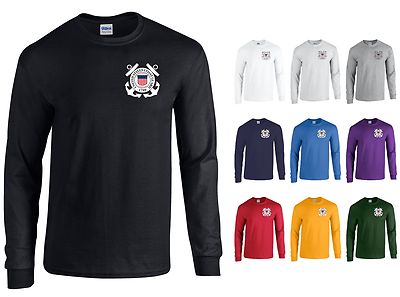 US Coast Guard USCG Seal Long Sleeve Shirt - NEW