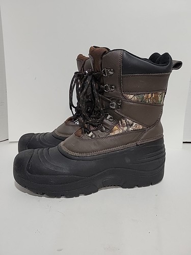 OZARK TRAIL THINSULATE 600 GRAMMI PELLE MARRONE MIMETICA INVERNO CACCIA UOMO 9 STIVALI - Foto 4 di 5