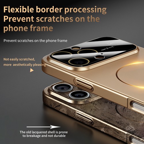 Funda Mag Safe Antigolpes para iPhone 16 Pro Max 15 14 13 12 11 Cubierta Completa para Cámara - Imagen 4 de 20