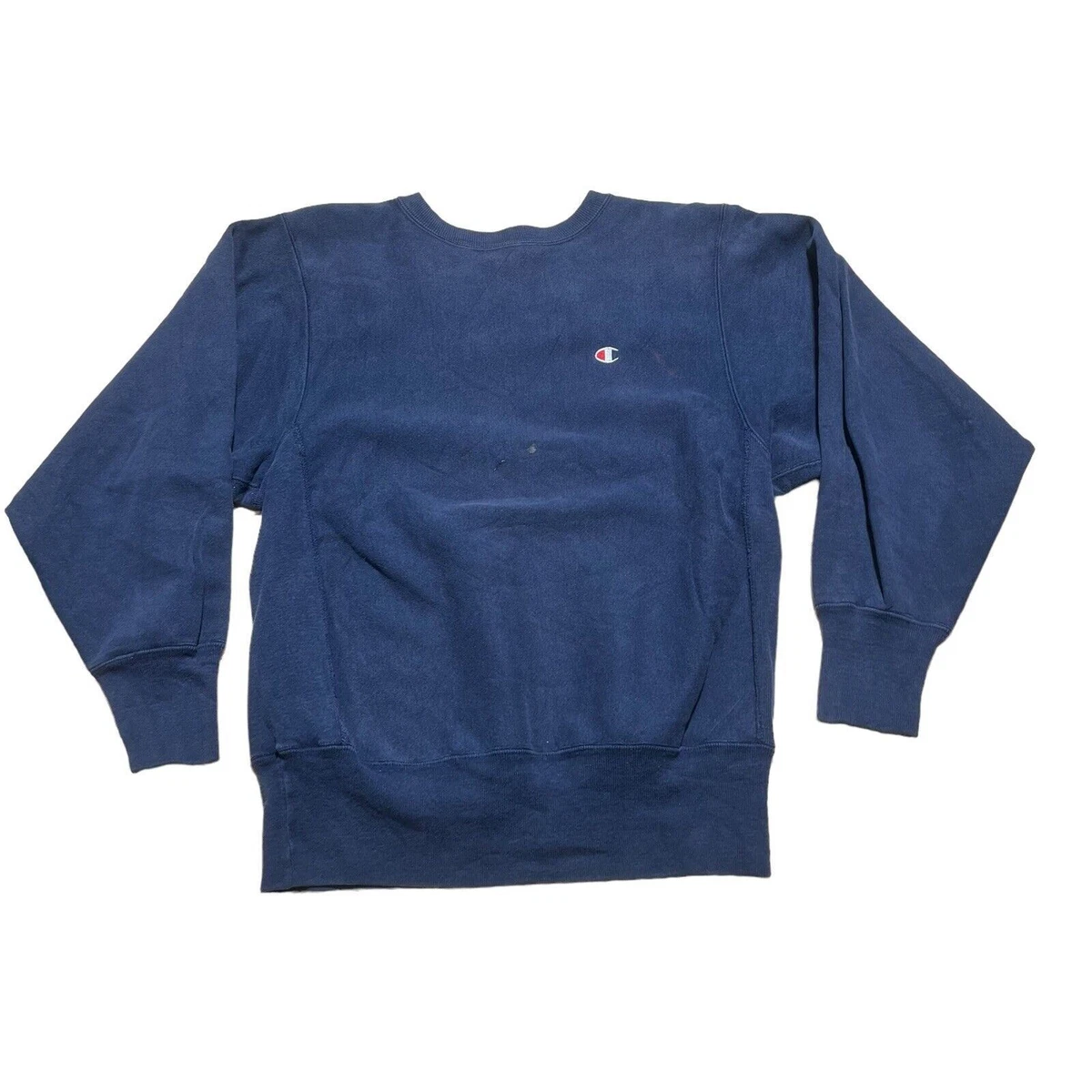 Vintage 90s Champion Reverse Weave Blank Sweatshirt Crewneck Blue Size  Medium