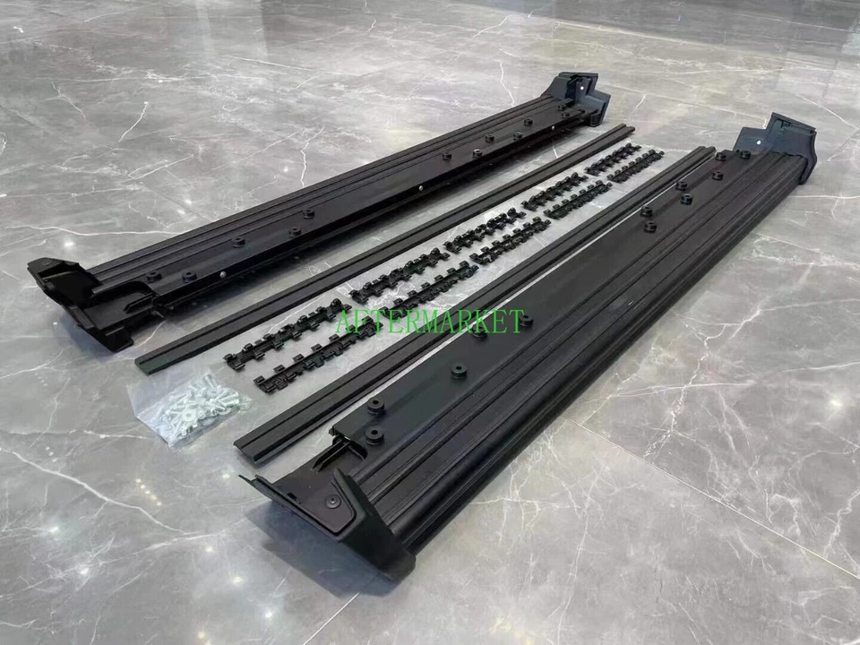 FITS FOR MERCEDES BENZ G WAGON W464 G500 G550 G63 RUNNING BOARD SIDESKIRTS BLACK — 第 3/4 张图片